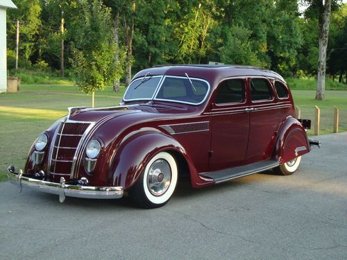 1935 chrysler airflow c2 imperial street rod,steel,rare,350 chevy faux hemi,1934