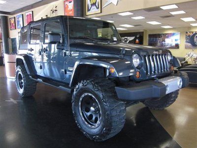 2007 jeep wrangler unlimited sahara automatic 4x4 blue