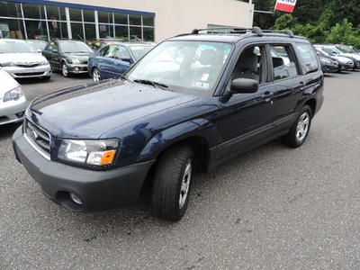 2005 subaru forester, no reserve, rare 5 speed, looks and runs fine.