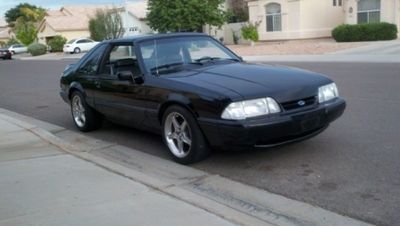 Black 1988 Supercharged 5.0 Mustang w 5 Speed / T-tops - Rare, US $10,500.00, image 2