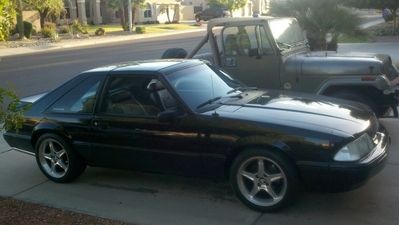 Black 1988 Supercharged 5.0 Mustang w 5 Speed / T-tops - Rare, US $10,500.00, image 3