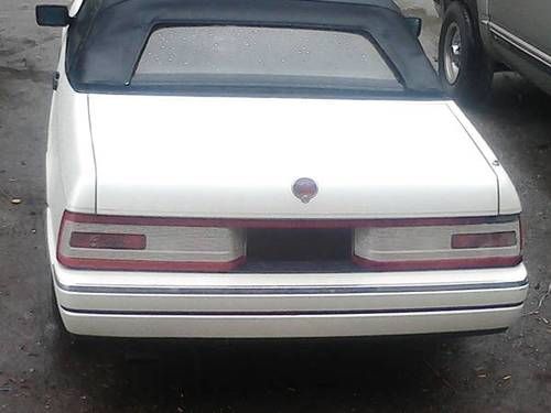 NO RESERVE - 1990 Caddy Allante Convertible, 108k, Pearl White, Black Leather, image 4