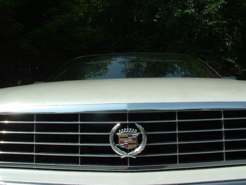 NO RESERVE - 1990 Caddy Allante Convertible, 108k, Pearl White, Black Leather, image 9