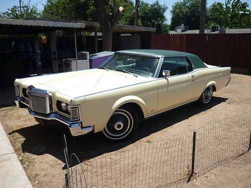 1969 lincoln mark iii base 7.5l