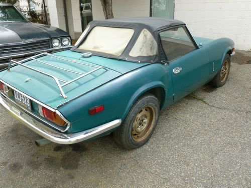 1972 triumph spitfire base 1.3l