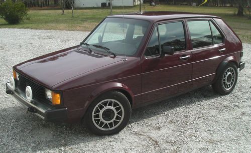 Beautiful 1984 vw rabbit turbo diesel - intercooled!  5 speed