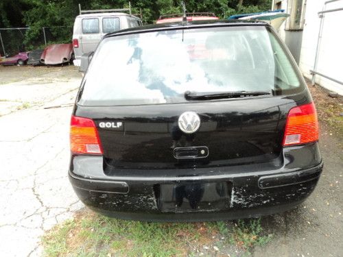 2001Golf4Door 5 Speed Jet Black Runs Super Cold Air NO RESERVE, image 2