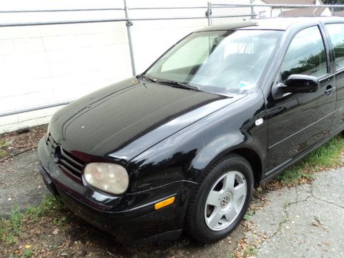 2001Golf4Door 5 Speed Jet Black Runs Super Cold Air NO RESERVE, image 4