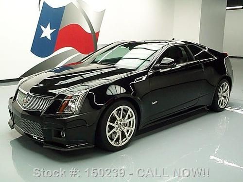 2012 cadillac cts-v supercharged sunroof nav recaro 13k texas direct auto