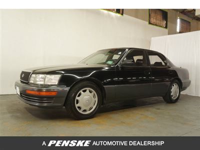 Lexus ls 400 4 dr sedan automatic gasoline 4.0l v8 mpi dohc 24v black