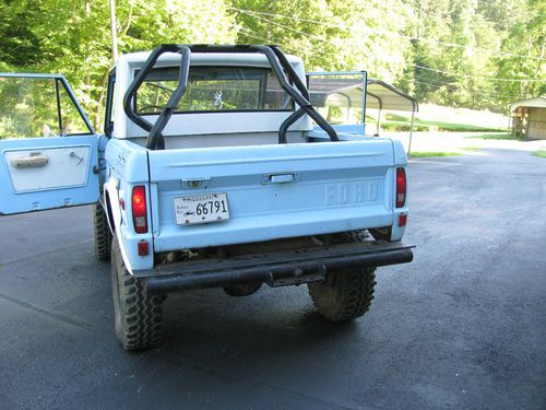 1972 Early Ford Bronco Half Cab Run and Drive Project 302 Automatic, image 5