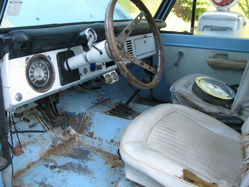 1972 Early Ford Bronco Half Cab Run and Drive Project 302 Automatic, image 10