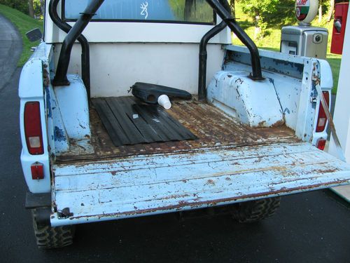 1972 Early Ford Bronco Half Cab Run and Drive Project 302 Automatic, image 12