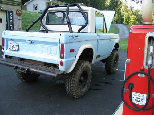 1972 Early Ford Bronco Half Cab Run and Drive Project 302 Automatic, image 15