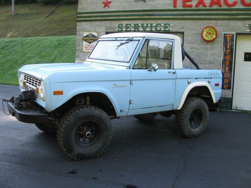 1972 Early Ford Bronco Half Cab Run and Drive Project 302 Automatic, image 17
