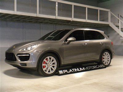 2011 porsche cayenne turbo 33k miles, burmester, navi, loaded, rear dvd