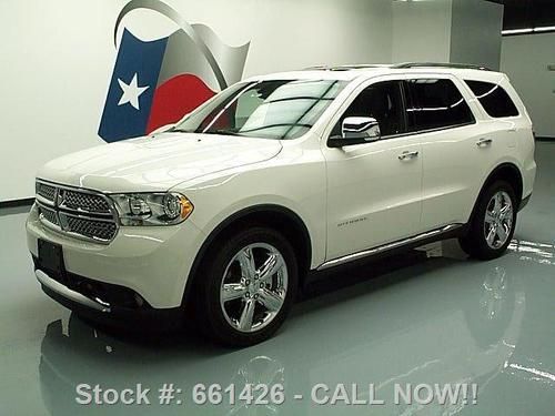 2011 dodge durango citadel hemi awd sunroof nav 29k mi texas direct auto