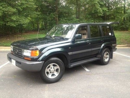 1997 toyota land cruiser collector's edition low miles emerald green