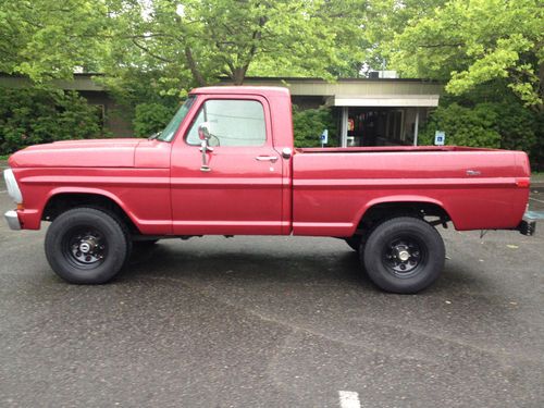 1970 ford f100 ranger 4x4 short box !!!!! no reserve !!!!!!