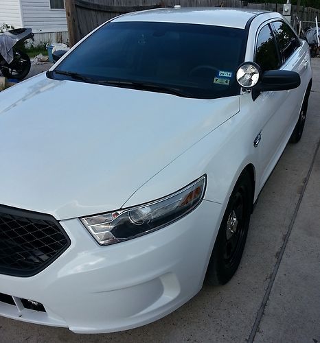 2013 ford interceptor police pursuit taurus loaded full equipment leds dvr