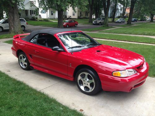 1997 ford mustang svt cobra convertible 2-door 4.6l mint condition 15k miles