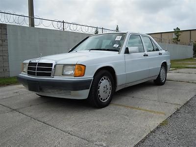 1992 MERCEDES-BENZ 190E 2.3L WHITE GRAY LEATHER MOONROOF COLD A/C NEW TIRES!!!, US $2,000.00, image 4