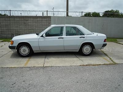 1992 MERCEDES-BENZ 190E 2.3L WHITE GRAY LEATHER MOONROOF COLD A/C NEW TIRES!!!, US $2,000.00, image 33