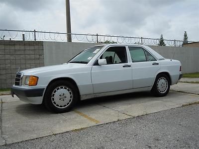 1992 MERCEDES-BENZ 190E 2.3L WHITE GRAY LEATHER MOONROOF COLD A/C NEW TIRES!!!, US $2,000.00, image 69