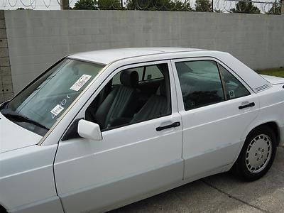 1992 MERCEDES-BENZ 190E 2.3L WHITE GRAY LEATHER MOONROOF COLD A/C NEW TIRES!!!, US $2,000.00, image 70