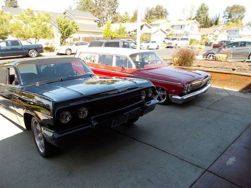 1963 IMPALA WAGON/BAGGED & BLACKED/OUT !!, US $14,500.00, image 12