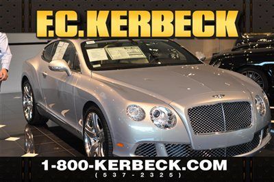 2012 bentley continental mulliner coupe-driven only 8972 miles-factory warranty