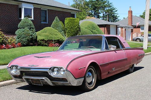 1962 ford thunderbird tudor hardtop w/ swing away steering wheel *low reserve*