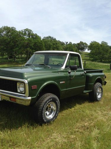 1972 chevrolet step side cheyenne 4x4 full resto