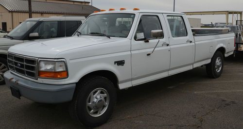 Ford f350 crew cab pickup truck w/ aircraft fuel tank and tool box