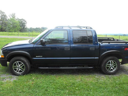 2004 chevrolet s10 zr5 crew cab pickup 4-door 4.3l