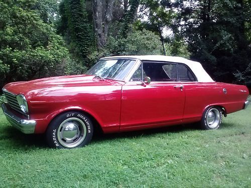 1963 chevrolet nova chevy ii convertible