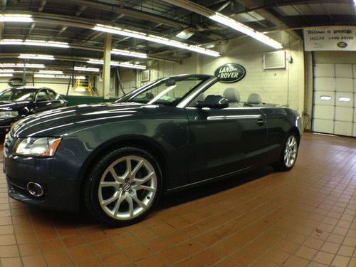 Audi a5 premium 2.0quattro convertable 1 owner 18k factory waranty