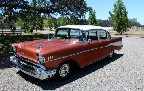 1957 belair 4 door sedan