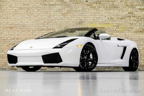 2006 lamborghini gallardo spyder! navigation! egear! callisto wheels! hot!