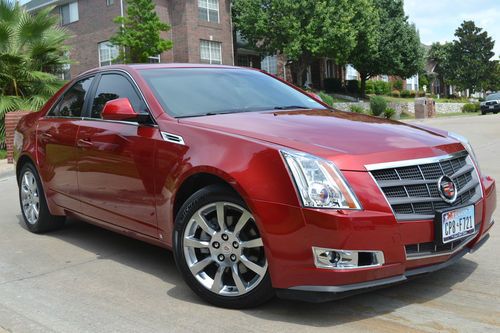 Red cadillac cts-premium pkg-38,000 miles-like new condition