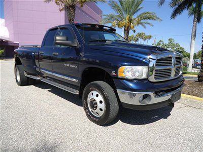 Diesel drw laramie heated leather 4x4 quad long alloys low miles nice truck fl