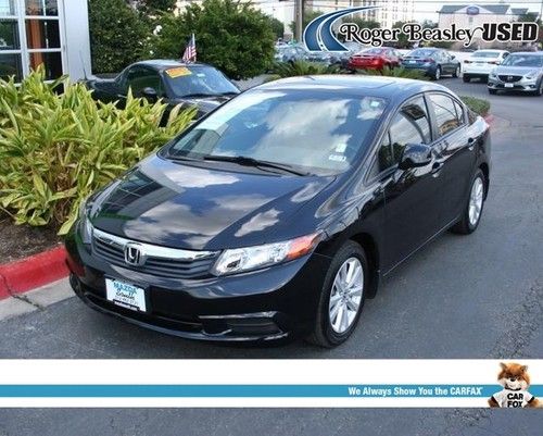 2012 honda civic ex sedan bluetooth auxiliary input cruise control tpms sunroof