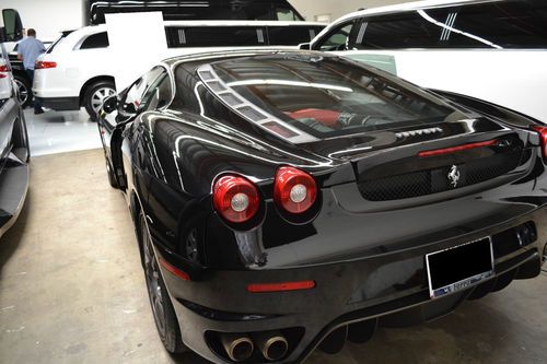 2005 FERRARI F430 F1 BERLINETTA Coupe Jet Black / Black Daytona Seats, US $125,000.00, image 4