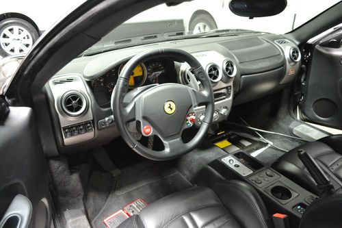 2005 FERRARI F430 F1 BERLINETTA Coupe Jet Black / Black Daytona Seats, US $125,000.00, image 6