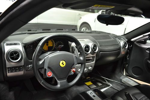 2005 FERRARI F430 F1 BERLINETTA Coupe Jet Black / Black Daytona Seats, US $125,000.00, image 7