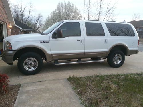 2005 ford excursion eddie bauer 4x4 diesel 3rd row and still under ford warranty