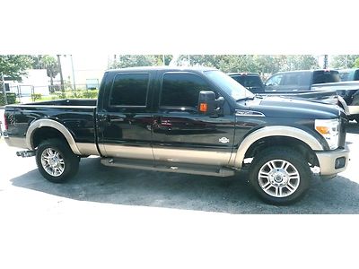 2011 ford f-350 king ranch 4x4 crew cab 6.7 litre diesel. 1 own florida vehicle