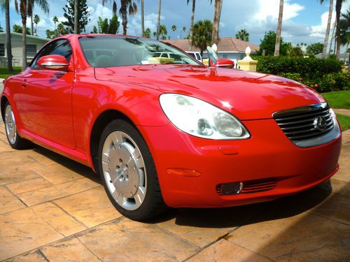 2002 lexus sc430 base convertible 2-door 4.3l, clean carfax, gps navigation