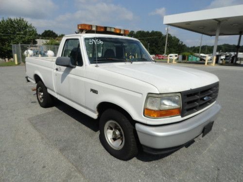 1996 white ford f150 pickup truck one owner