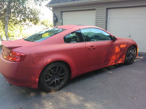 2006 infiniti g35 coupe 6spd navigation premium package plastidip